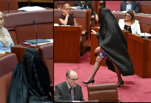 Australian politician suspended over ‘Burka Drama’