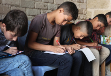 Schools but no books: Gaza’s children return to makeshift classrooms