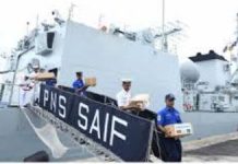 Pakistan Navy ship provides cyclone relief to Sri Lanka Pakistan Navy ship provides cyclone relief to Sri Lanka