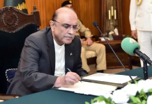 President Zardari assents 27th Constitutional Amendment to law after parliament’s approval