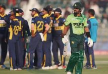 Sri Lankan bowlers rattle Pakistan top order in first ODI Sri Lankan bowlers rattle Pakistan top order in first ODI