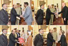 Envoys of four countries present credentials to President Envoys of four countries present credentials to President