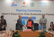 Japan announces $3.5 million grant to support Pakistan’s Polio Programme Japan announces $3.5 million grant to support Pakistan’s Polio Programme