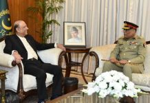 President Zardari, General Sahir discuss national security President Zardari, General Sahir discuss national security