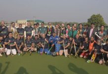 Thrilling NPC Hockey match: Legends XI beat Journalists XI Thrilling NPC Hockey match: Legends XI beat Journalists XI
