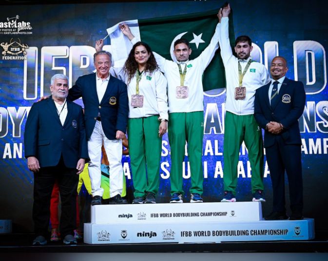 DNA 30-1 Pakistan Bags Three Bronze at World Fitness Championship