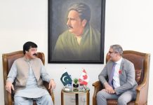 Canadian High Commissioner meets Governor Punjab Canadian High Commissioner meets Governor Punjab