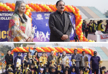 Secretary Workers Welfare Fund Zulfiqar Ahmad Attends and Addresses Sports Gala of PBF International School & College as Chief Guest
