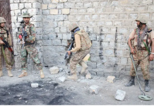 Civilian killed as security forces, terrorists clash in Mirali