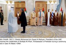 UAE President Receives Credentials of Pakistan’s New Ambassador UAE President Receives Credentials of Pakistan’s New Ambassador