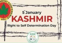 Kashmiris worldwide mark Jan 5 as ‘Right to Self-Determination Day’ Kashmiris worldwide mark Jan 5 as 'Right to Self-Determination Day'