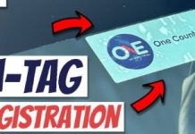 Only vehicle card and ID needed for M-Tag registration Only vehicle card and ID needed for M-Tag registration