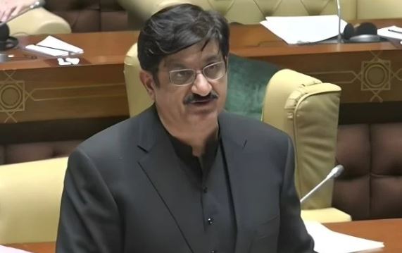 0000 Sindh CM says cleaning up pre-18th Amendment mess, vows Gul Plaza rebuilding in two years