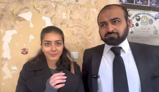 0000 Imaan Mazari, husband Hadi Ali Chattha arrested in Islamabad