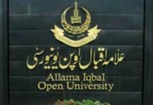 AIOU offers 82 academic programs for international students AIOU offers 82 academic programs for international students