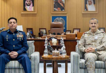 Air Chief Zaheer Sidhu meets Saudi counterpart