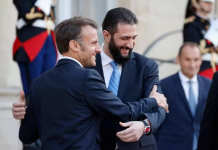 President al-Sharaa discusses joint cooperation with the French president