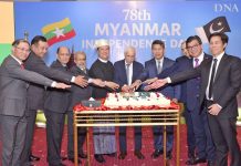 Independence Day of Myanmar celebrated