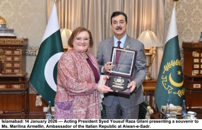 DNA 14-9 Acting President Meets Italian Ambassador