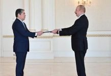 President Ilham Aliyev accepts credentials from New Greek Ambassador President Ilham Aliyev accepts credentials from New Greek Ambassador