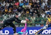T20 World Cup: New Zealand strikes leave Sri Lanka reeling in chase of 169 T20 World Cup: New Zealand strikes leave Sri Lanka reeling in chase of 169