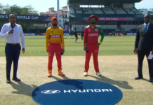 Zimbabwe win toss, elect to bowl first against Oman in T20 World Cup 2026