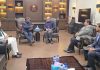 PCB Chairman Mohsin Naqvi meets BCB President Aminul Islam PCB Chairman Mohsin Naqvi meets BCB President Aminul Islam