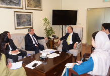 Ambassador of Azerbaijan Calls on Federal Minister Dr. Musadik Malik