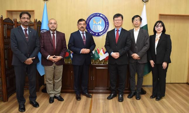 NUML, Korea University ink academic pact
