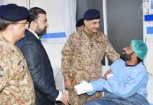 CDF Munir, Balochistan CM visit hospital, commend injured security personnel CDF Munir, Balochistan CM visit hospital, commend injured security personnel