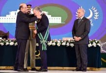 President Zardari confers Pakistan’s highest civil award on Uzbek President President Zardari confers Pakistan's highest civil award on Uzbek President