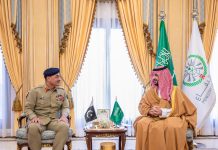 CDF Asim Munir meets Saudi defence minister