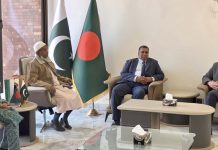 Jordan Ambassador greets  Bangladesh counterpart