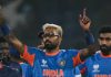 India crush Namibia by 93 runs in T20 World Cup face-off