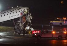 Pilot, co-pilot killed after passenger jet hits ground fire truck at New York’s LaGuardia airport Pilot, co-pilot killed after passenger jet hits ground fire truck at New York's LaGuardia airport