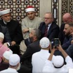 Australian mosque protesters heckle PM Albanese over Israel stance Australian mosque protesters heckle PM Albanese over Israel stance