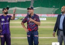 Quetta Gladiators win toss, elect to bowl first against Karachi Kings in PSL 11 encounter Quetta Gladiators win toss, elect to bowl first against Karachi Kings in PSL 11 encounter