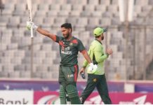 Tanzid Hasan century anchors Bangladesh’s 290 against Pakistan Tanzid Hasan century anchors Bangladesh's 290 against Pakistan