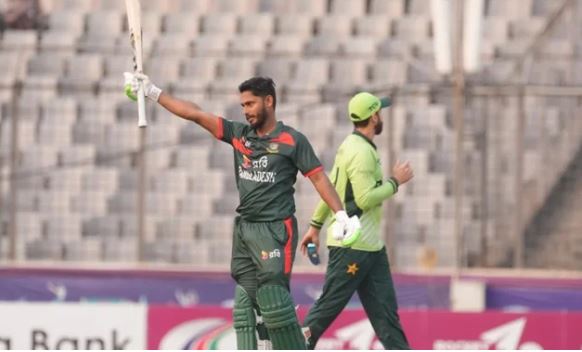 12 Tanzid Hasan century anchors Bangladesh's 290 against Pakistan