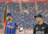 T20 World Cup final: New Zealand win toss, opt to bowl first against India T20 World Cup final: New Zealand win toss, opt to bowl first against India