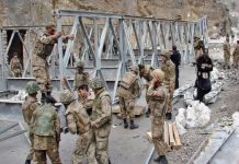Army deployed in Skardu Army deployed in Skardu