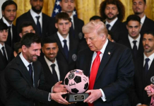 President Trump honours Inter Miami, Lionel Messi at White House