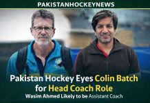 Colin Batch shortlisted for Pakistan Hockey Head Coach Colin Batch shortlisted for Pakistan Hockey Head Coach role