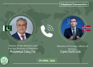 20 FM Dar, Norwegian FM discuss recent developments in ME