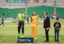 PSL 11: Lahore Qalandars win toss, elect to field first against Peshawar Zalmi PSL 11: Lahore Qalandars win toss, elect to field first against Peshawar Zalmi