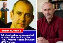 Sindh govt asks interior ministry to issue red warrant for absconding Norwegian editor Sindh govt asks interior ministry to issue red warrant for absconding Norwegian editorÂ