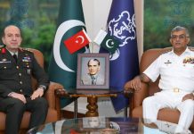 Turkish general visits Pakistan Navy Headquarters Turkish general visits Pakistan Navy Headquarters