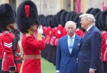 King Charles jets to US