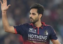Bhuvneshwar Kumar Becomes First Indian Pacer to Reach 350 T20 Wickets Bhuvneshwar Kumar Becomes First Indian Pacer to Reach 350 T20 Wickets