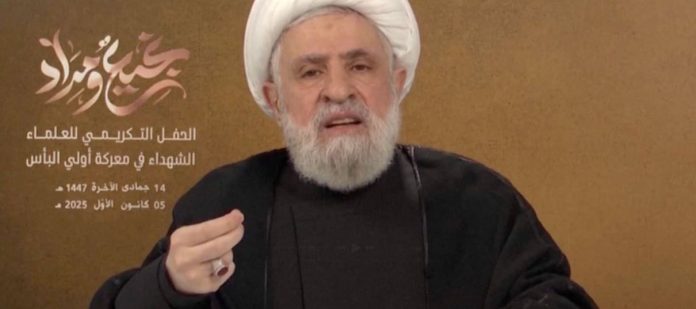113 Hezbollah leader vows to never surrender, calls for Lebanon to withdraw from negotiations
